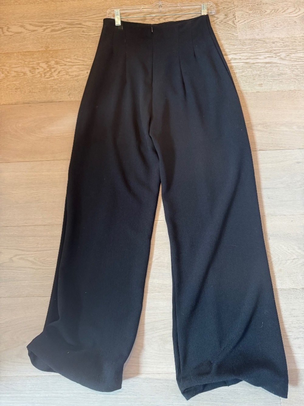 Pleated Black Dress Pant size M.